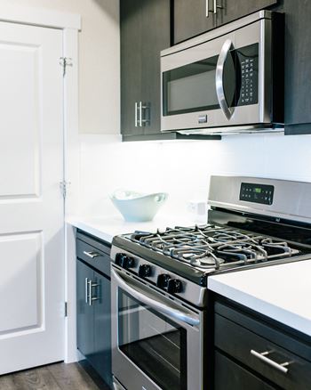 Stainless steel appliances at garnet creek 